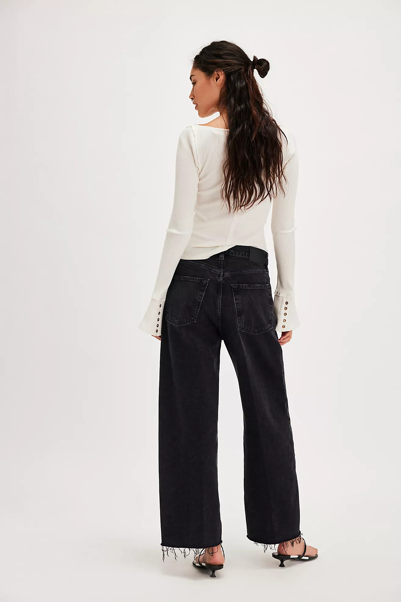 Citizens of Humanity Ayla Raw Hem Crop Jeans | Free People (Global - UK&FR Excluded)