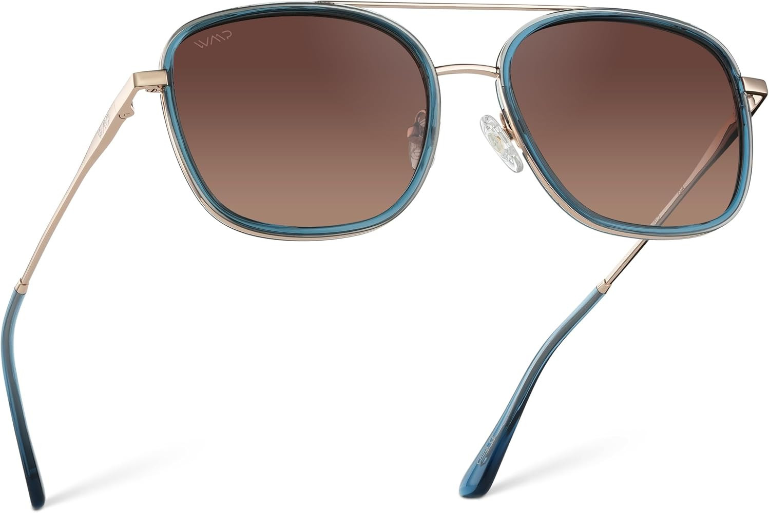 WearMe Pro - Women’s Polarized Square Sunglasses: Modern Square Aviator with Double Bridge Vint... | Amazon (US)