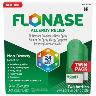 Flonase Allergy Relief Nasal Spray - Fluticasone Propionate - 1.24 fl oz | Target