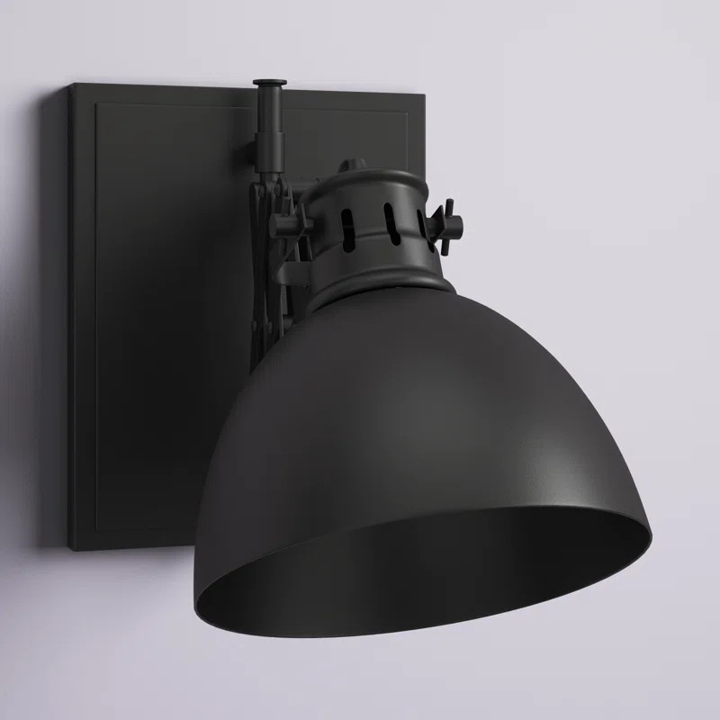 Joanie Steel Swing Arm Sconce | Wayfair North America