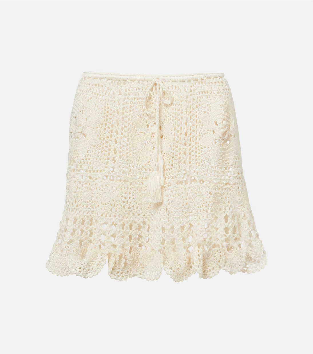 Cotton crochet miniskirt | Mytheresa (US/CA)