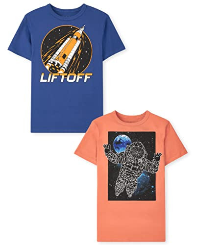 The Children's Place Boys Gamer,Sports,Cars Short Sleeve Graphic T-Shirts,2 Pack | Amazon (US)