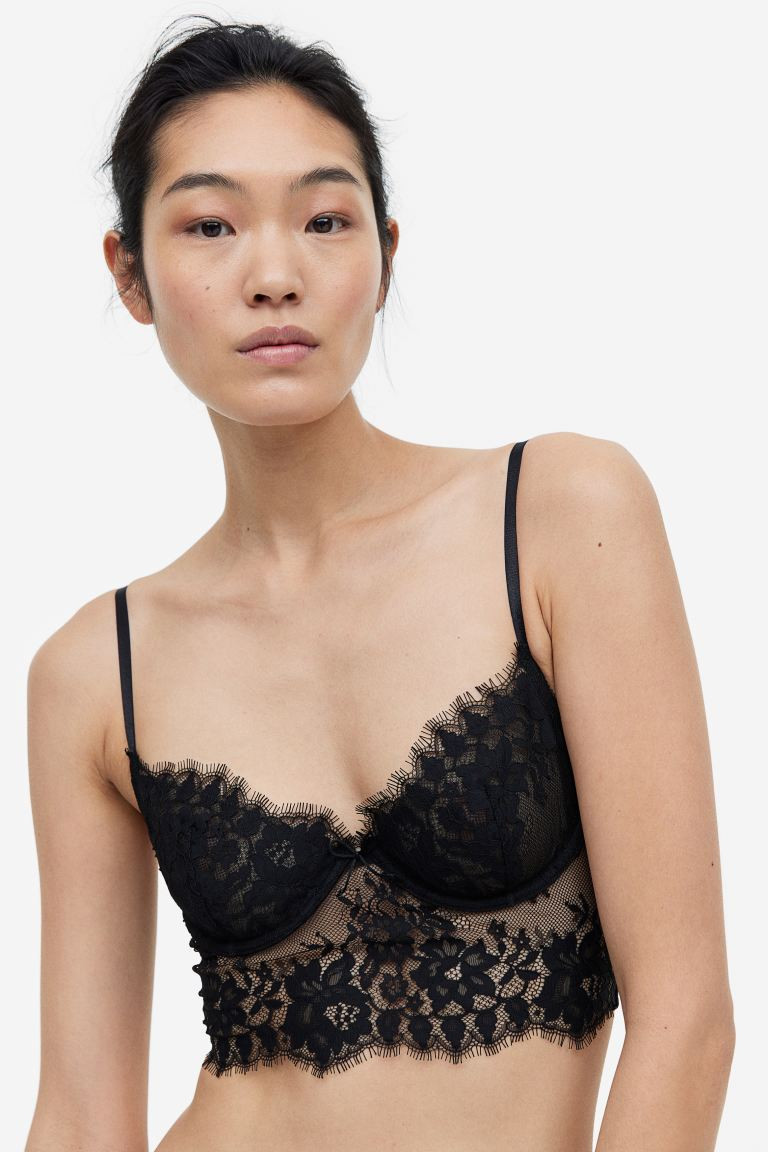 Bustier de encaje sin acolchado | H&M (FR, IT, ES, PT, BE)