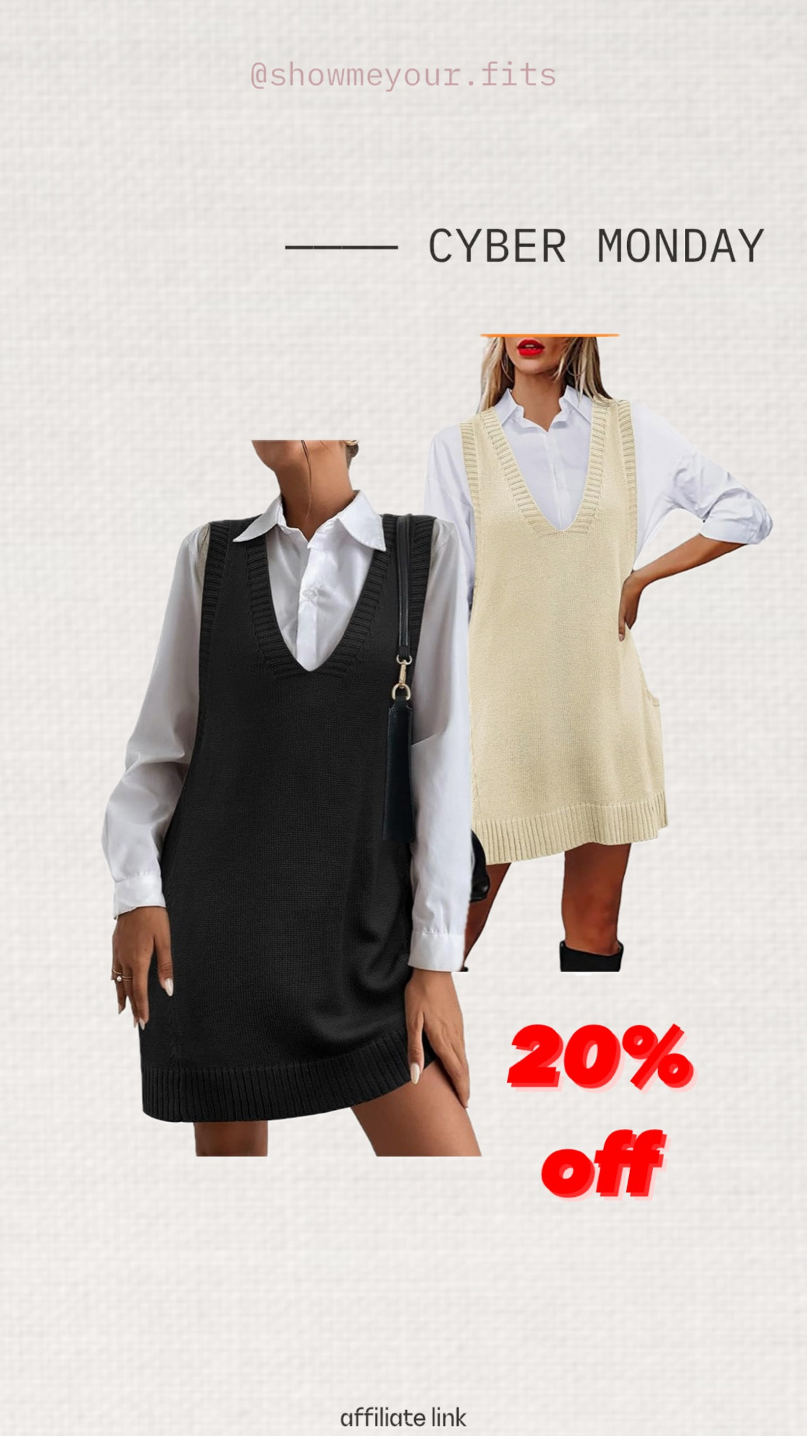 20% off this sweater dress for cyber Monday on Amazon! $27!

#ltkcyberweek, sweater dress, outfit, holiday, fashion, look

#LTKsale #LTKgiftguide #LTKcanada