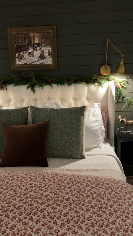 Winter bedding + Winter art = cozy

#LTKHolidaySale #LTKSeasonal #LTKHoliday