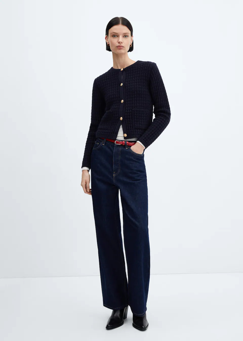 Button knit cardigan | MANGO (UK)