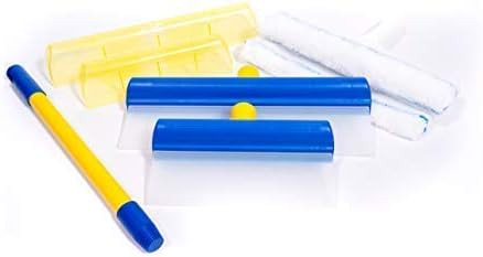AquaBlade Professional Silicone Squeegee Window Cleaning Kit | Includes 2 Microfiber Washers & Ex... | Amazon (US)