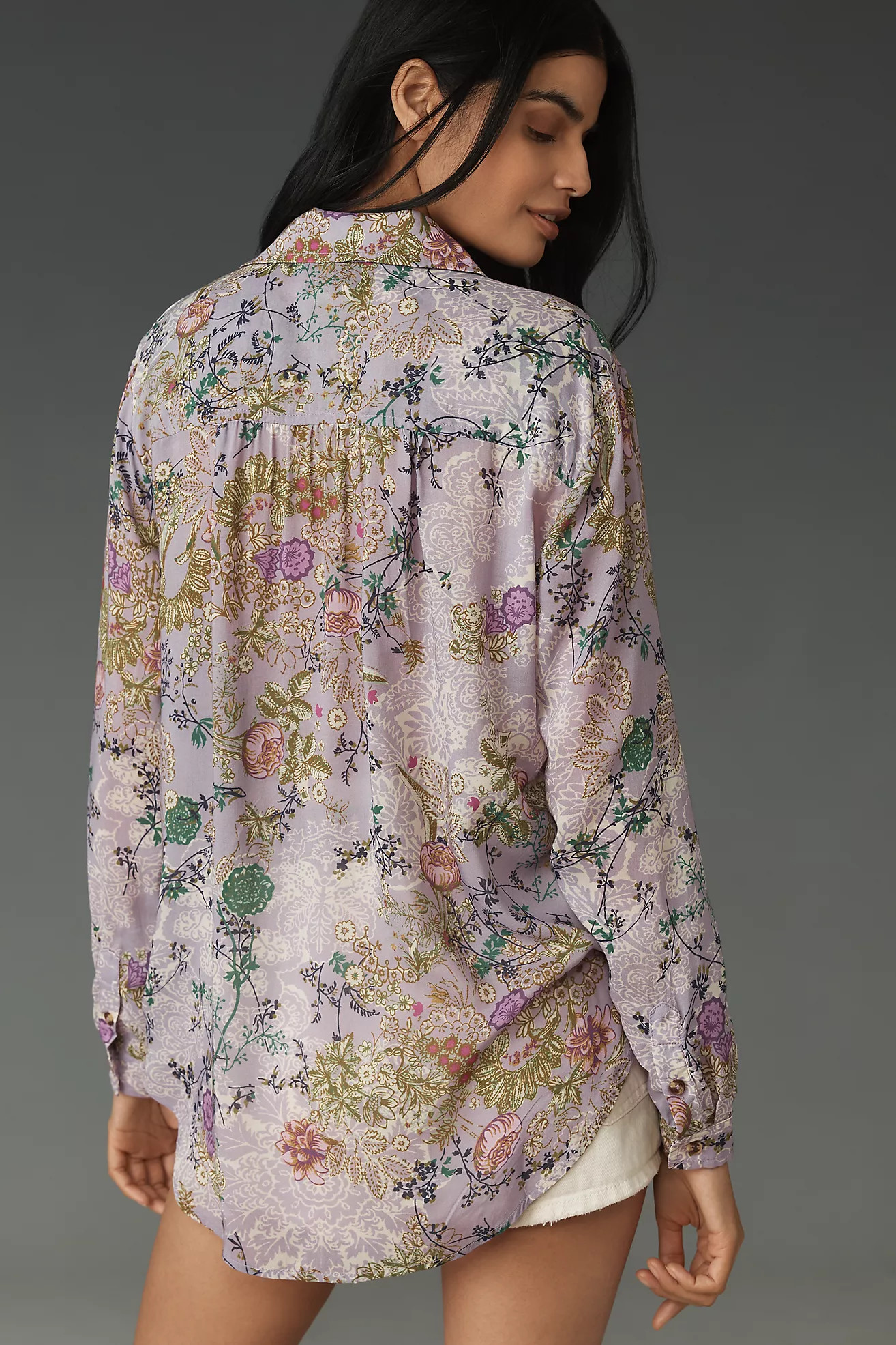 The Romy Relaxed Buttondown Shirt by Pilcro | Anthropologie (US)