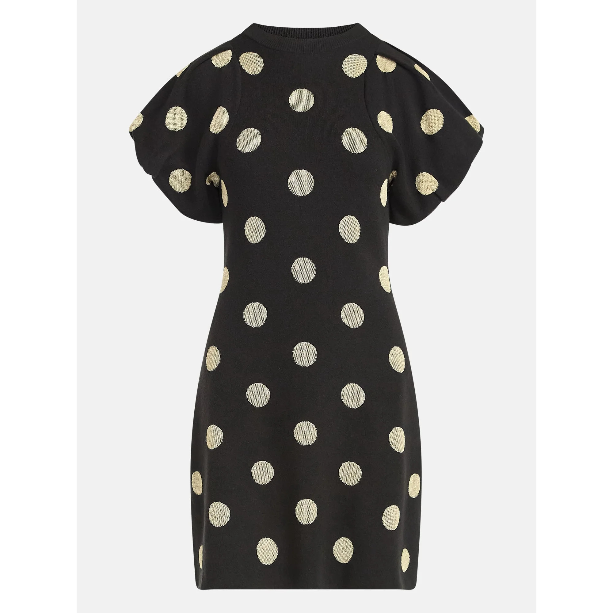 Scoop Women's and Women's Plus Sweater Dress with Puff Sleeves, Sizes XS-4X | Walmart (US)