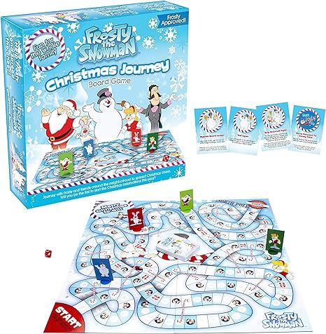 AQUARIUS Frosty The Snowman Board Game - Fun Family Christmas Gift for Kids & Adults - Officially... | Amazon (US)
