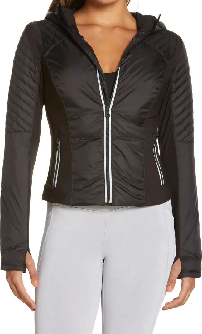 Blanc Noir Packable Down Hooded Jacket | Nordstrom | Nordstrom