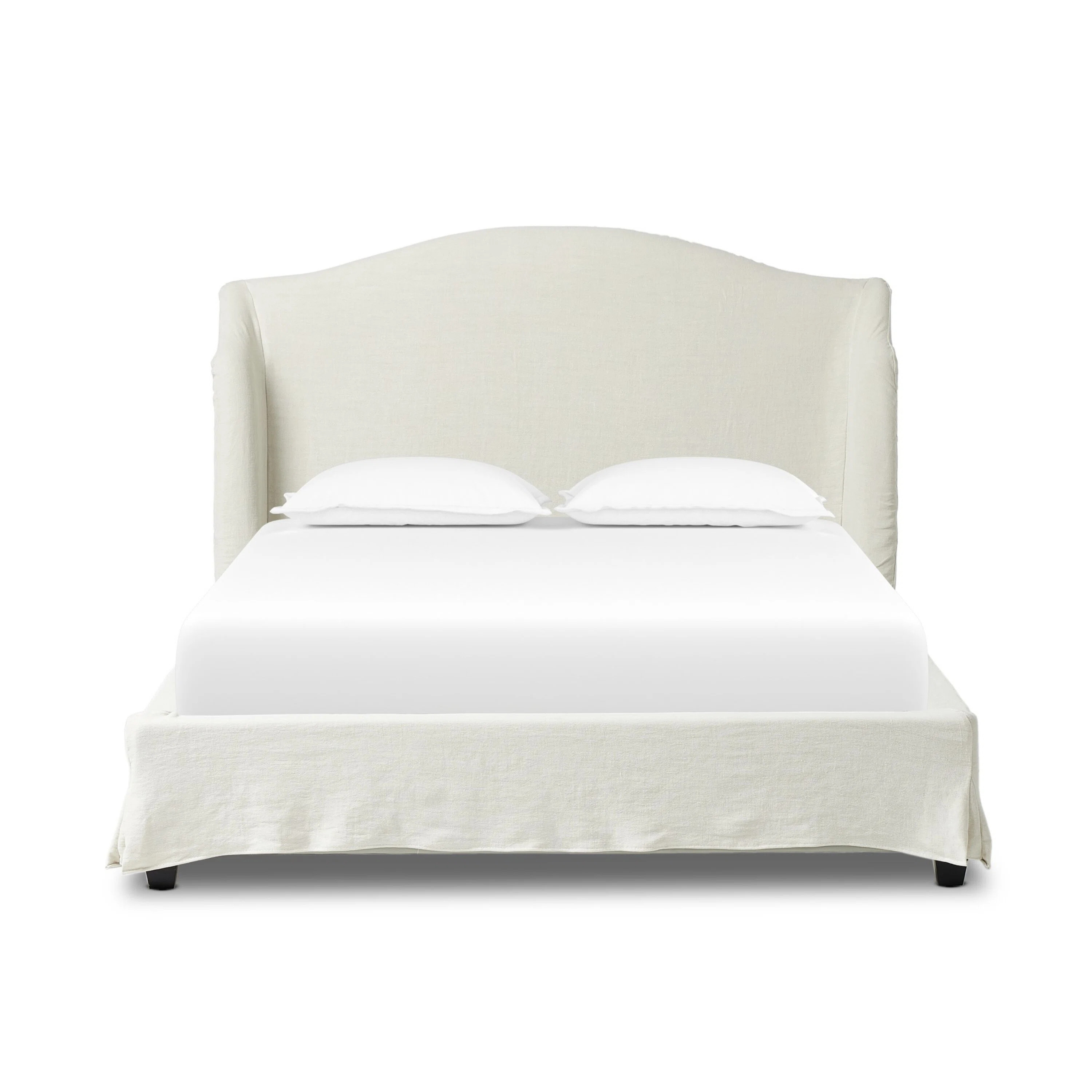 Mulberry Upholstered Wingback Bed | Wayfair North America