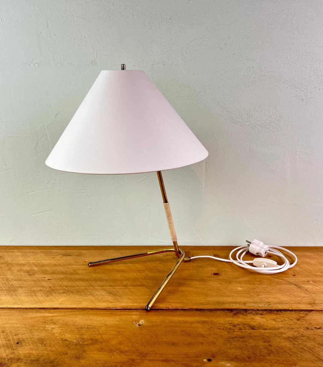 Table Lamp by J.T. Kalmar / 1950s / Lamp / Lamp / Model Hase TL / Austria / Design / Mid Century ... | Etsy (US)