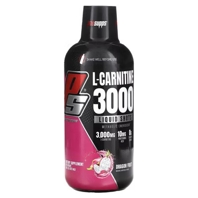 ProSupps L-Carnitine 3000, Liquid Shots, Dragon Fruit, 16 fl oz (473 ml) | Target