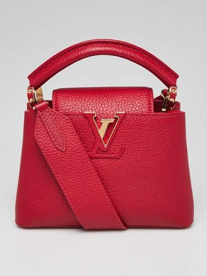 Louis Vuitton Scarlet Taurillon Leather Capucines Mini Bag  | eBay | eBay US
