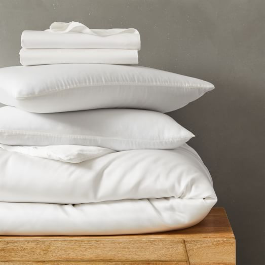 TENCEL™ Bedding Set - Stone White | West Elm (US)