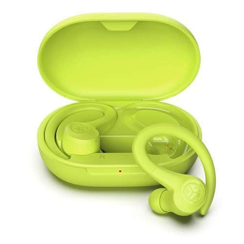 JLab Go Sport+ Wireless Workout Earbuds Featuring C3 Clear Calling, Secure Earhook Sport Design, 35+ Hour Bluetooth Playtime, and 3 EQ Sound Settings (Yellow) | Amazon (US)