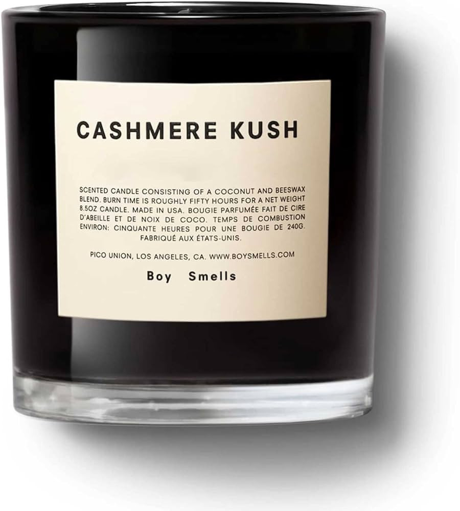 Cashmere Boy Smells Candle | 50 Hour Long Burn | Coconut & Beeswax Blend | Luxury Scented Candles... | Amazon (US)