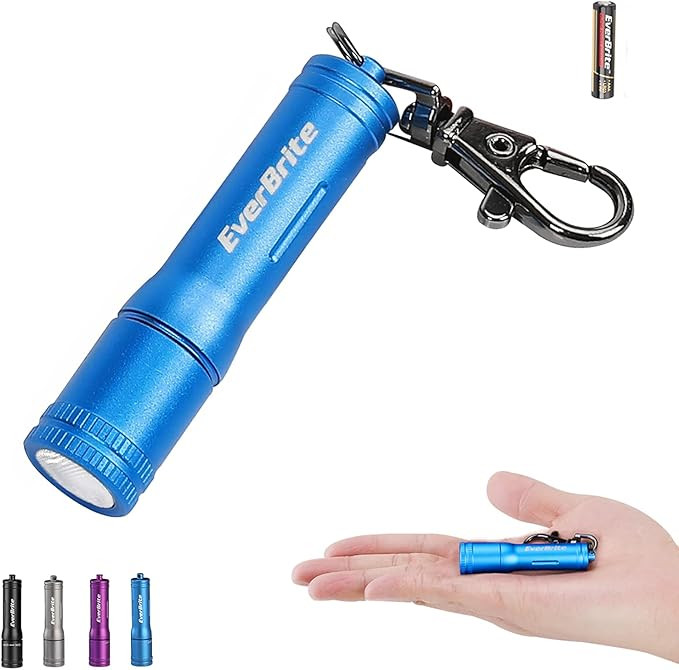EverBrite Keychain LED Flashlight Mini Bright Key Ring Portable Pocket Torch for EDC, Party Favor... | Amazon (US)