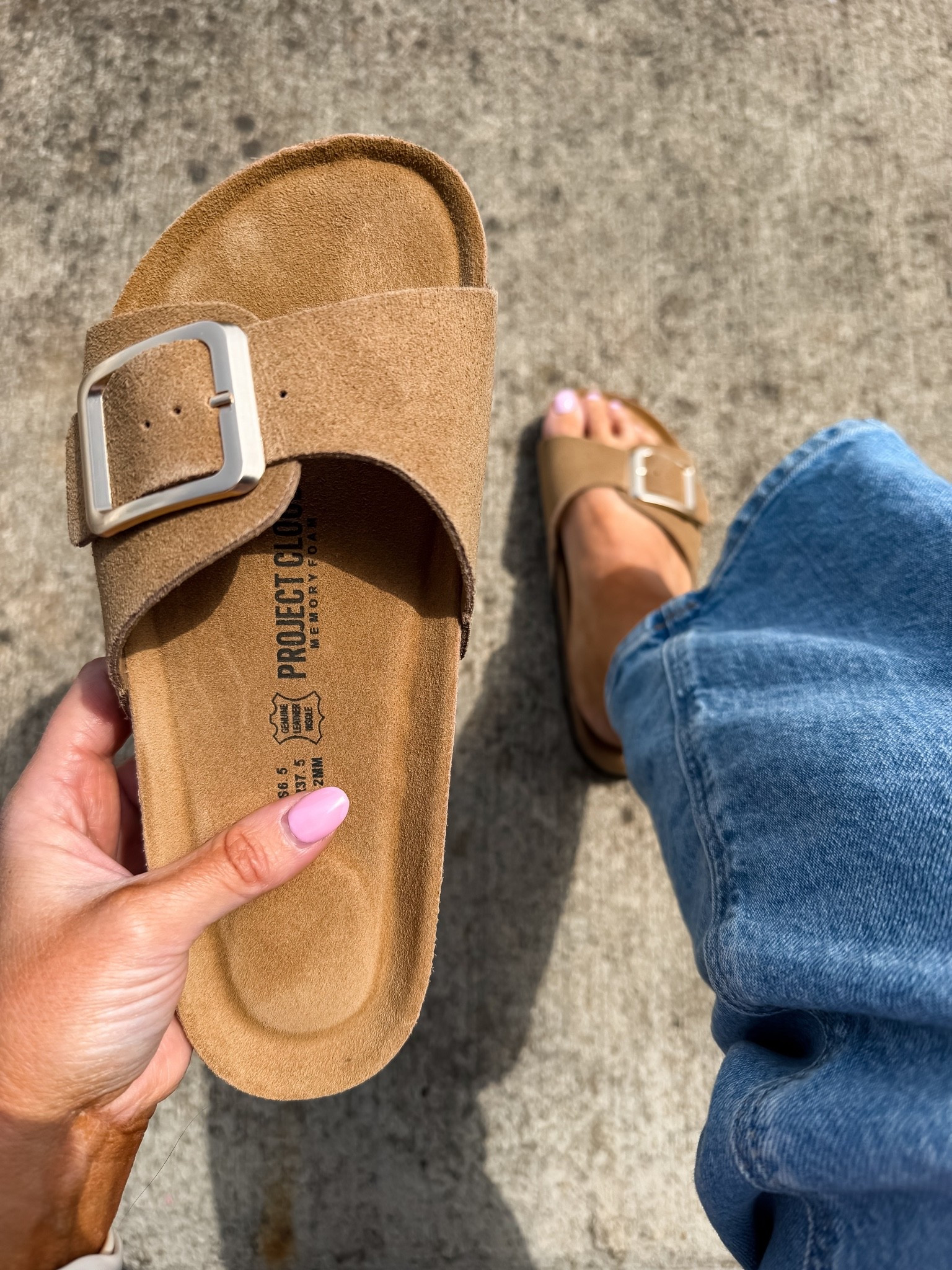 I’ve never had actual Birkenstocks but these look for less sandals are so comfortable and cute! TTS

#LTKSaleAlert #LTKOver40 #LTKSeasonal