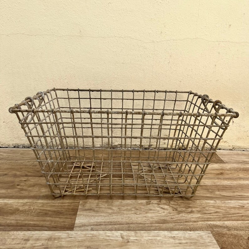 Vintage French Britain Oyster Basket Metal 1207221 - Etsy Canada | Etsy (CAD)
