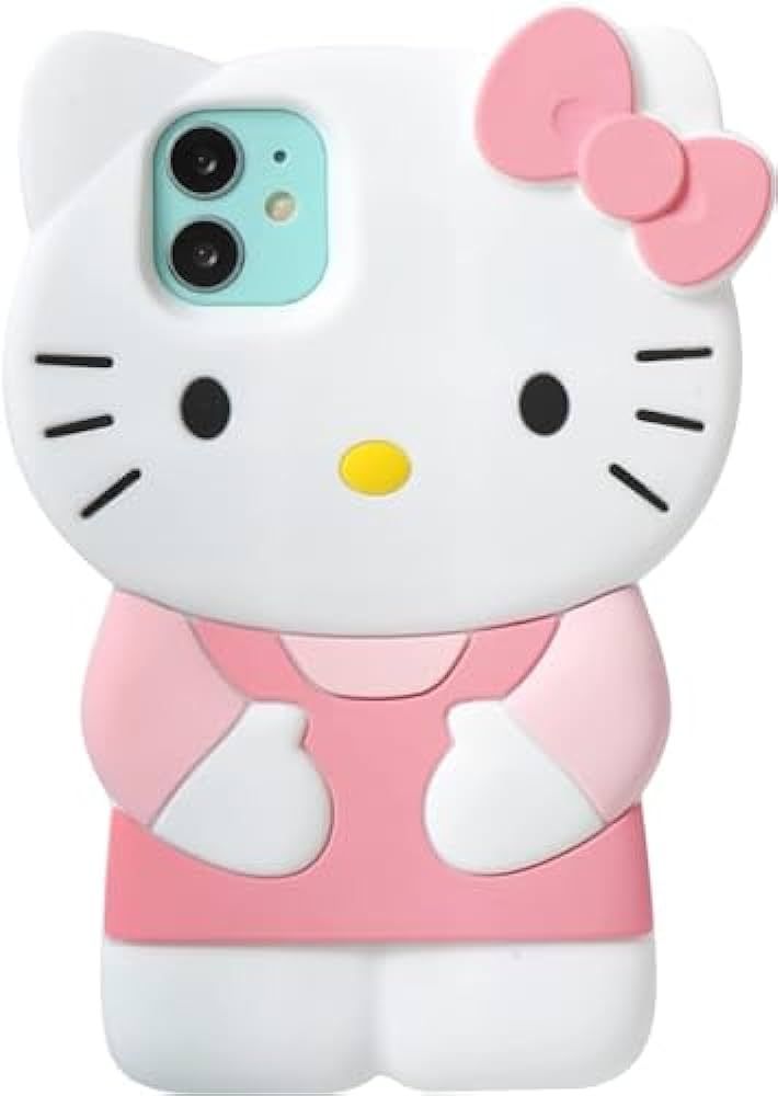 YUJINQ Cute Cartoon Hello Kitty Phone Shape Strap Case Cover,Girls Ladies Women Character Skin Sh... | Amazon (CA)