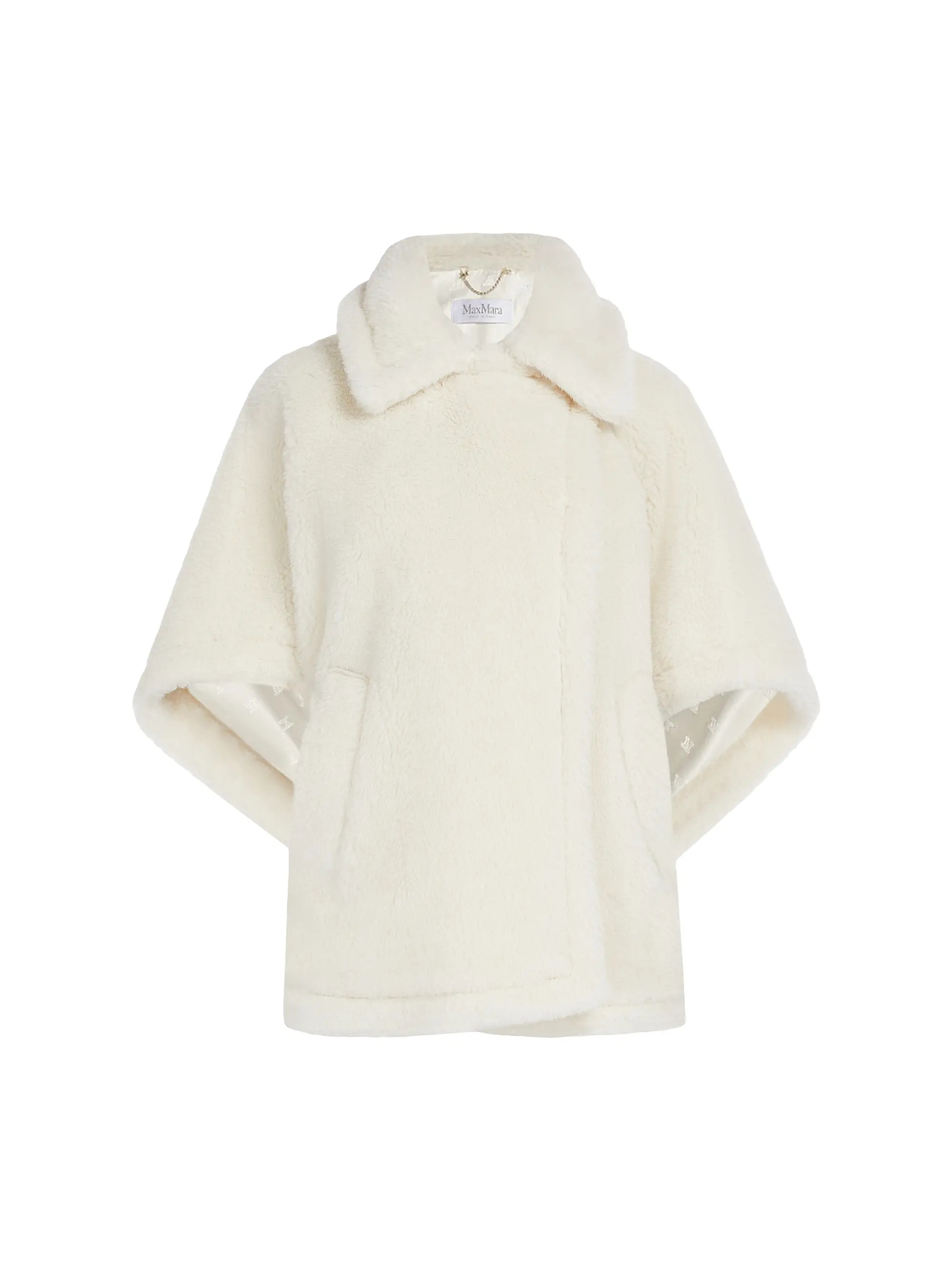 Alpaca-Blend Cap-Sleeve Cape | Saks Fifth Avenue