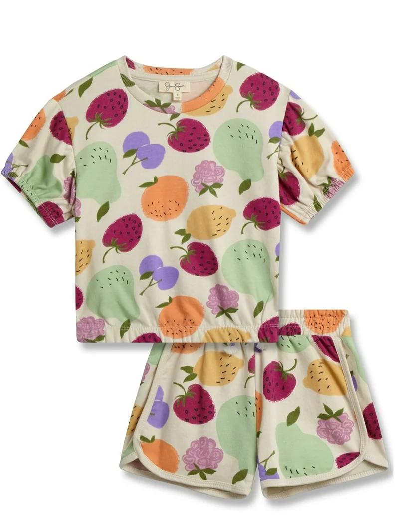 Jessica Simpson Matching Short Set, Size 4-6X | Walmart (US)