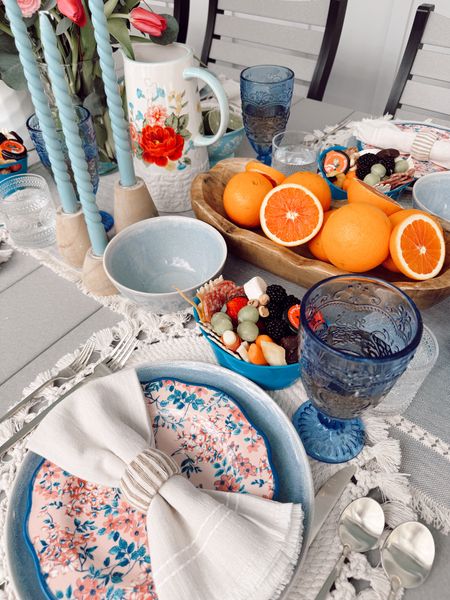 These spring blues gave me all the feels!!! #spring #tablescape 

#LTKSeasonal #LTKstyletip #LTKhome