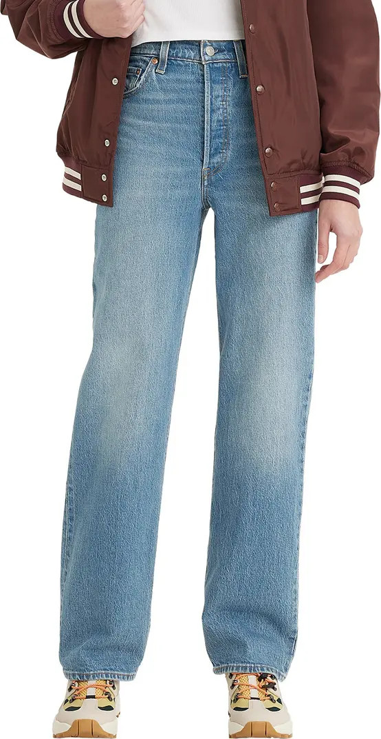 Levi's® Ribcage Full Length Straight Leg Jeans | Nordstromrack | Nordstrom Rack