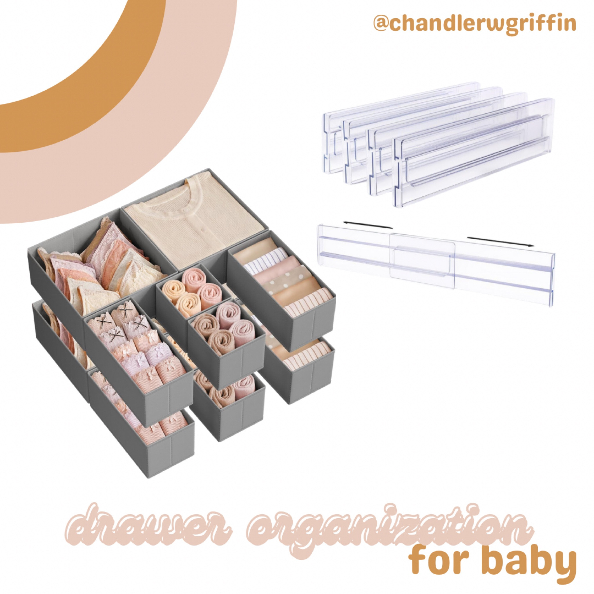 Nesting for baby girl! These two organizers were perfect to help get her things organized in my room! 

#LTKFamily #LTKBaby #LTKHome