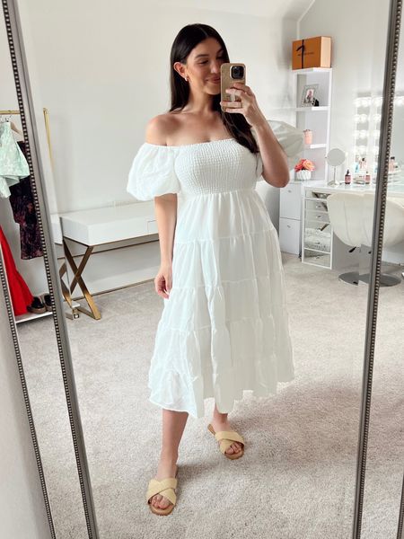 Prettiest little white dress🤍 and super affordable! I sized down to an 8 because the top is smocked and the bottom is flowy but you could definitely do your regular size

Spring dress, white dress, SHOWPO, summer dress

#LTKSpringSale #LTKfindsunder100 #LTKmidsize