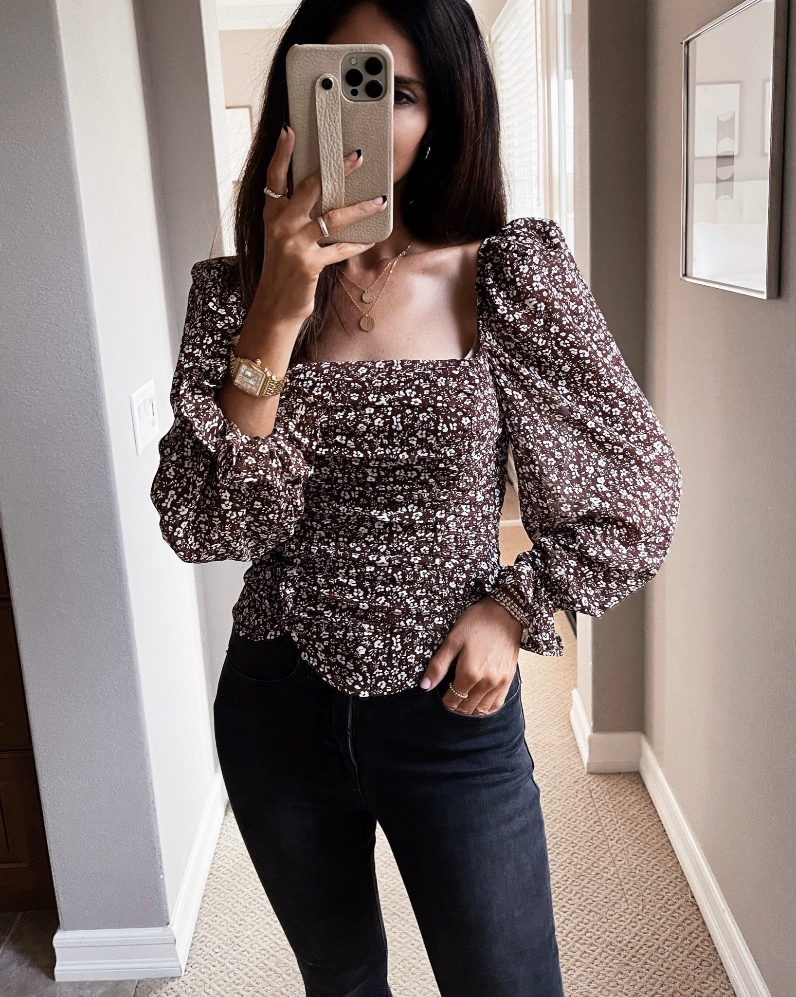 Floral top, date night style, casual look, StylinByAylin 

#LTKunder100 #LTKSeasonal #LTKstyletip