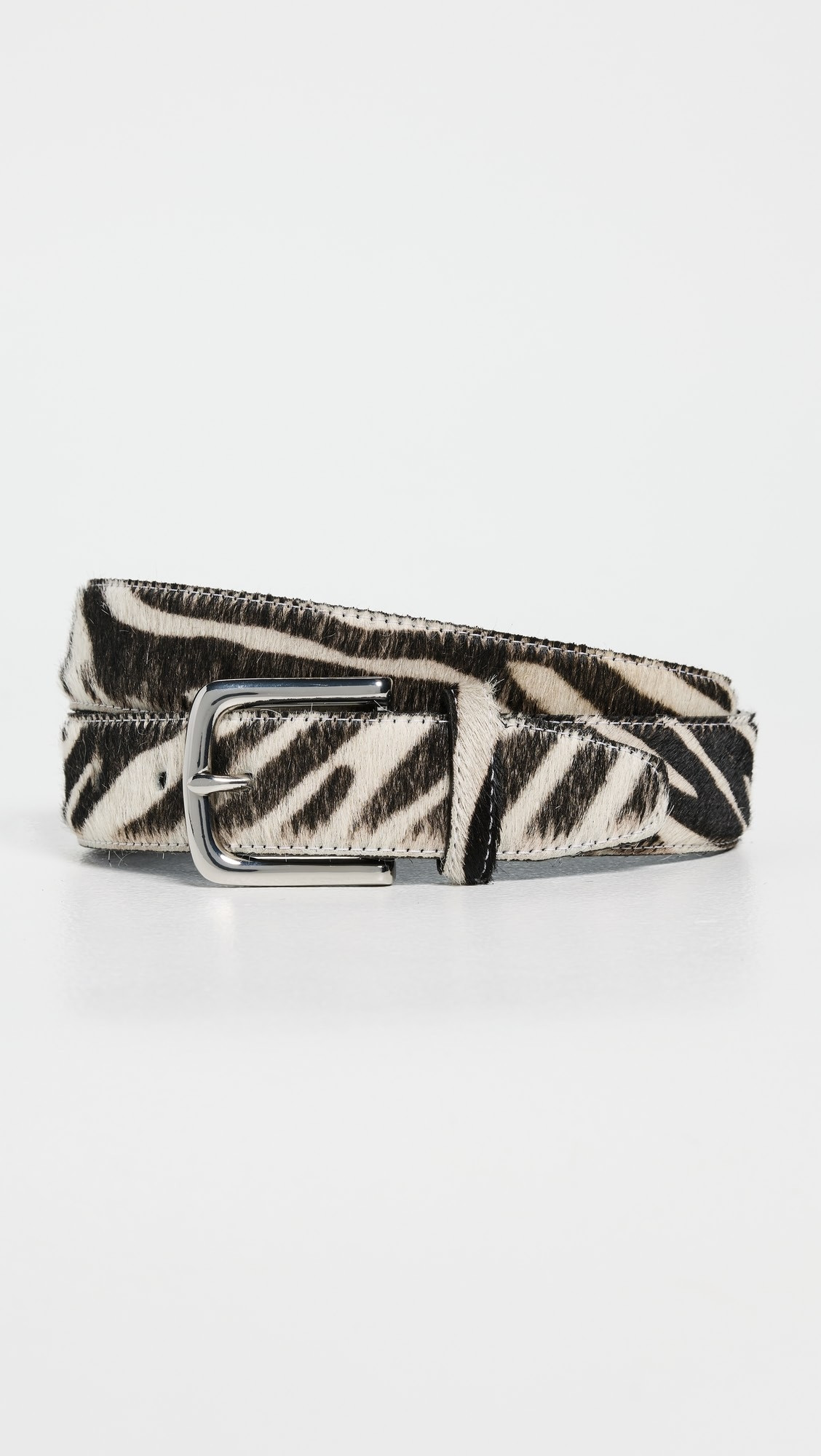 Classic Pony Hair Leather Belt | Shopbop