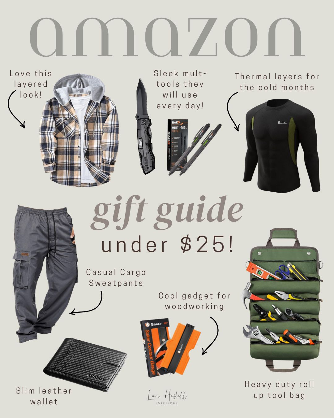 Amazon gift ideas under $25! Gifts for him. Gift ideas for Dad. 

 #LTKGiftGuide #LTKOver40 #LTKFindsUnder50
