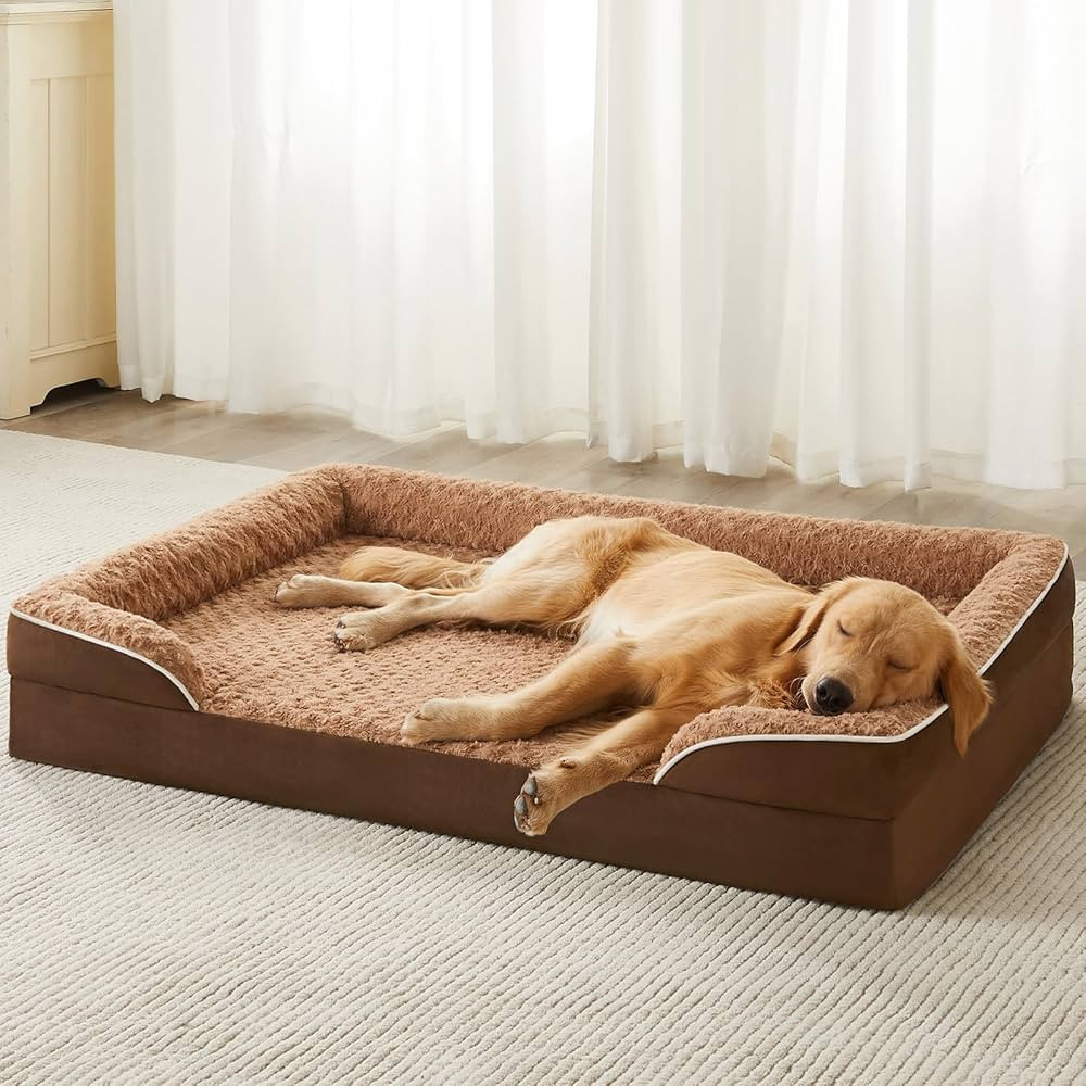 WNPETHOME Dog Beds for Large Sized Dogs, Washable Orthopedic Dog Couch Sofa Bed with Waterproof L... | Amazon (US)