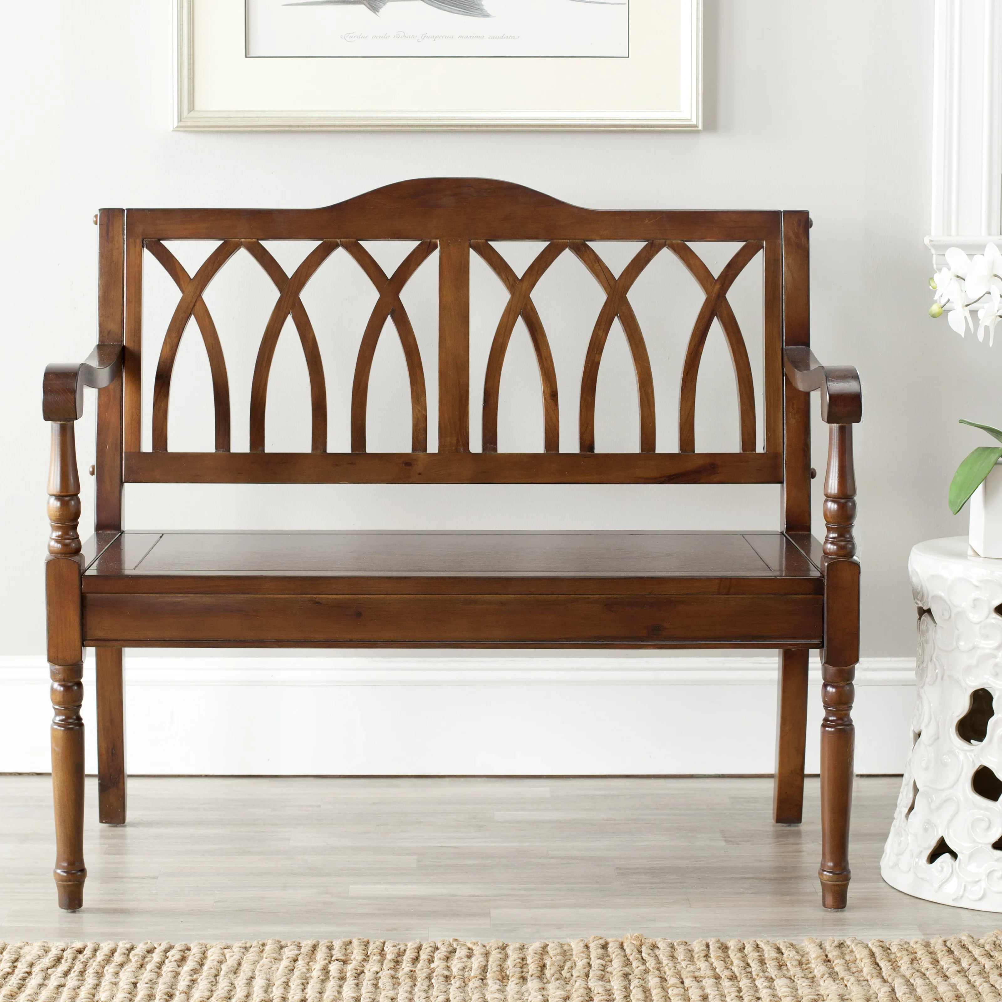 Lark Manor™ Metinaro Solid Wood Bench & Reviews | Wayfair | Wayfair North America