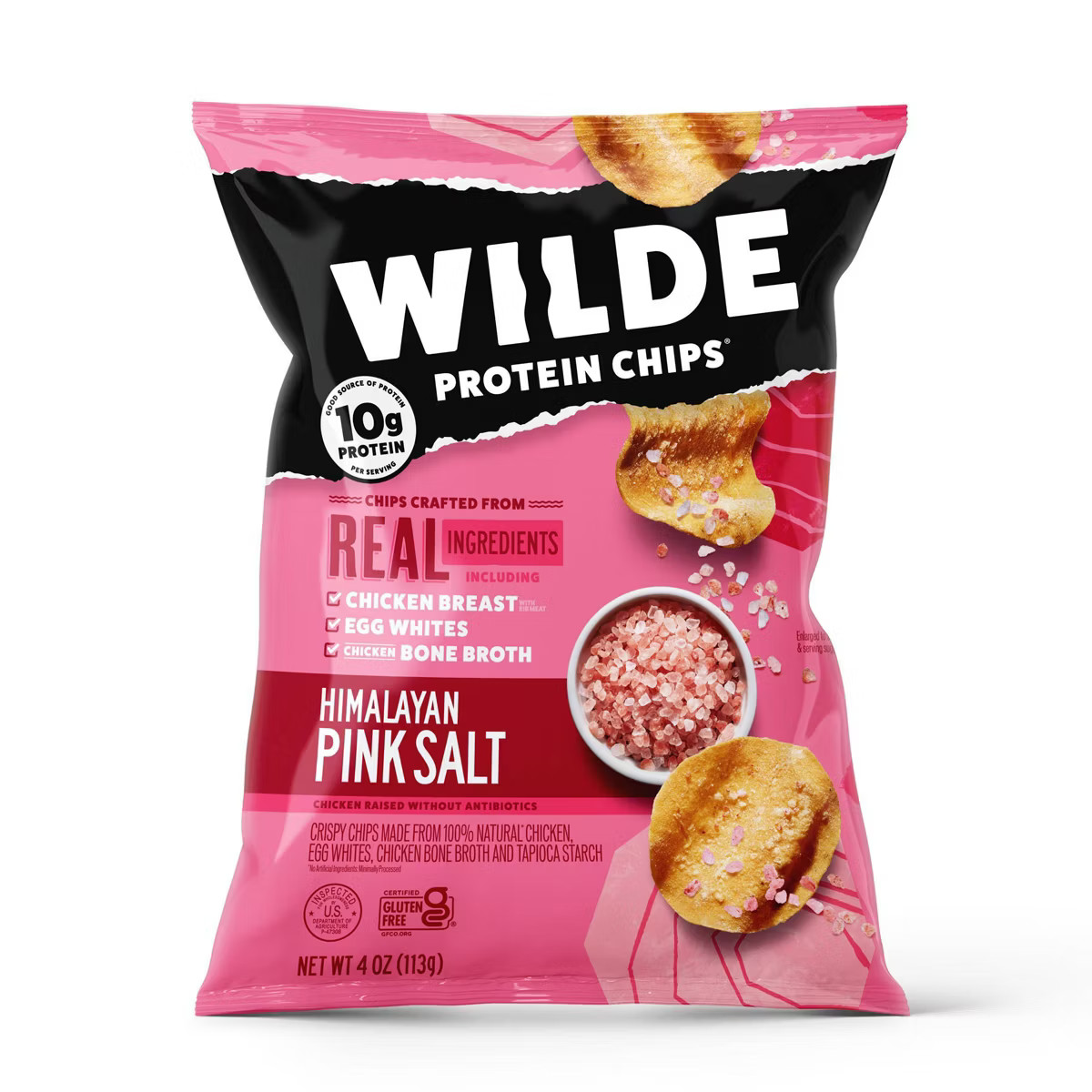 WILDE Protein Chips Himalayan Pink Salt 4oz | Target