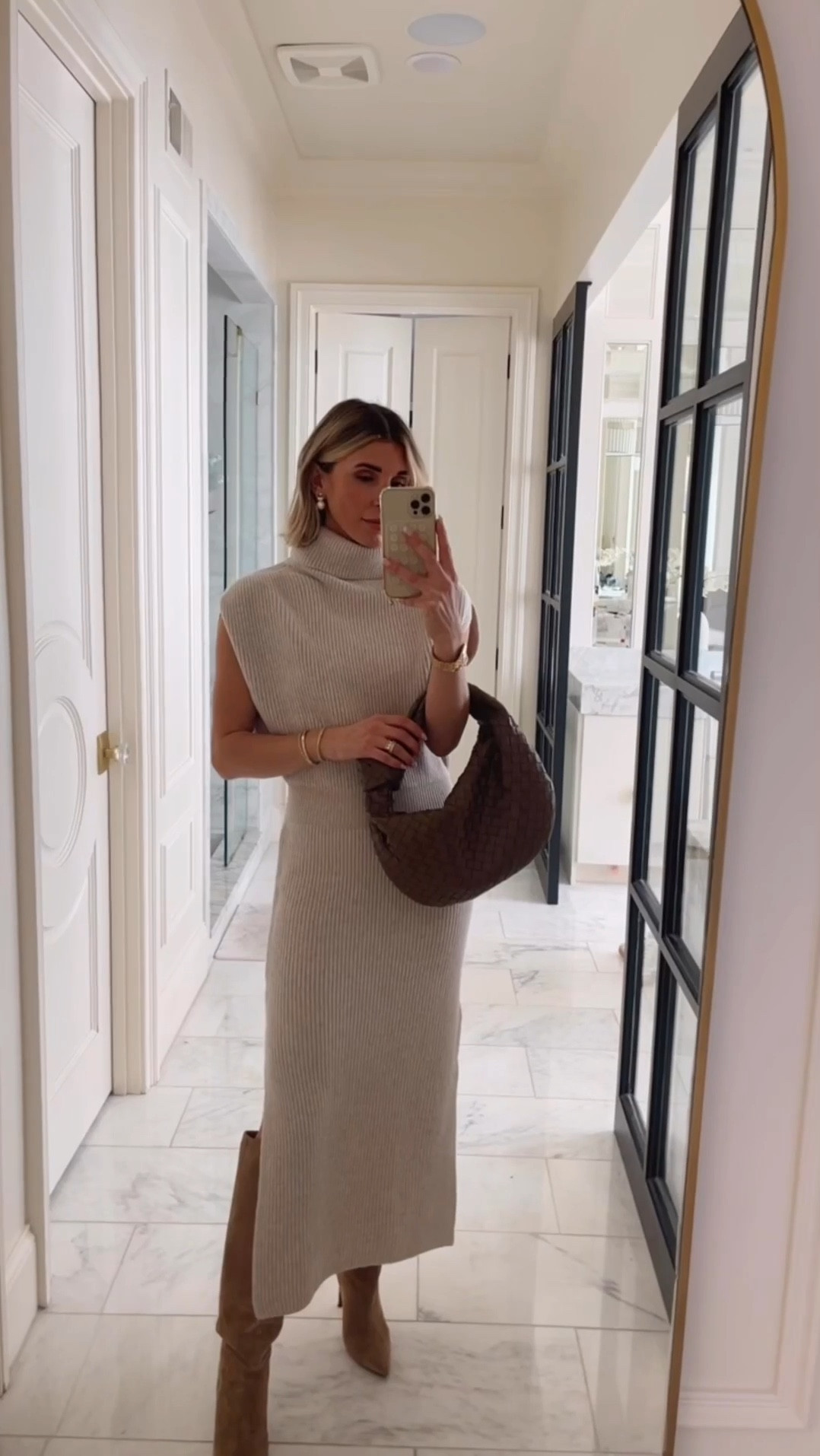 The perfect sweater dress from @nordstrom paired with knee high boots. 

#LTKStyleTip #LTKSeasonal