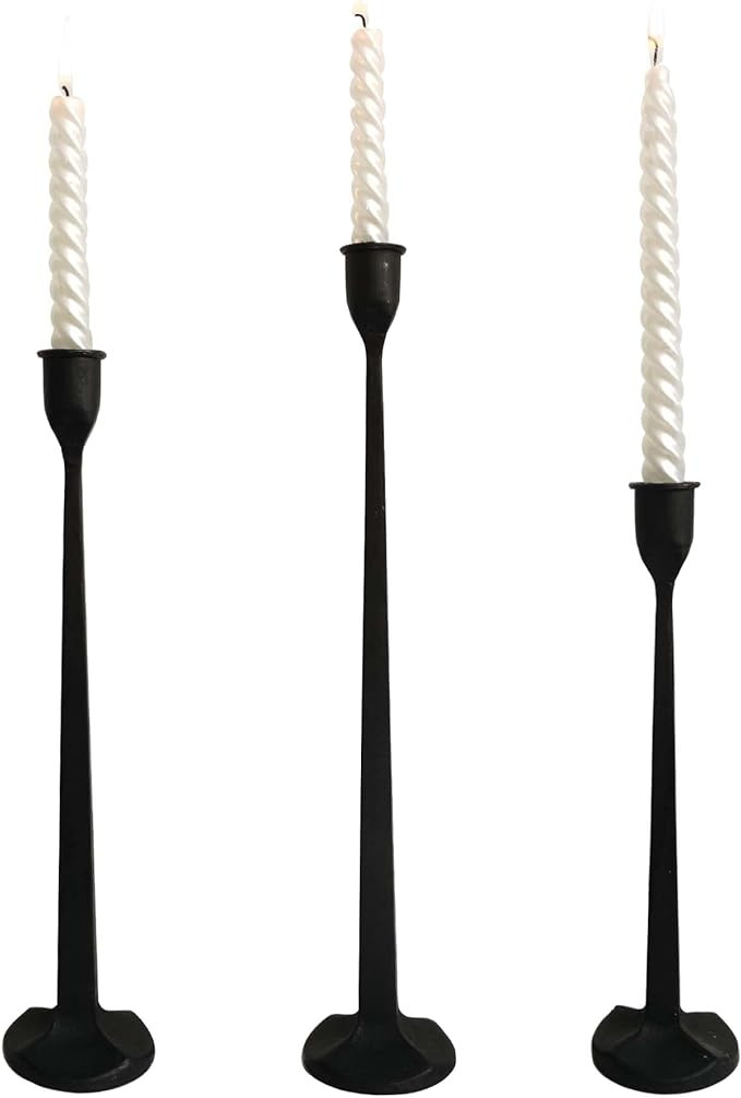 Iron Taper Candle Holder - Decorative Candle Stand - Candlestick Holder for Wedding, Dinning, Par... | Amazon (US)