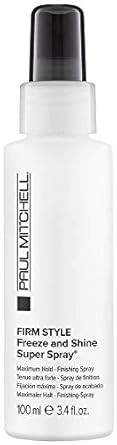 Paul Mitchell Freeze and Shine Super Hairspray, Maximum Hold, Shiny Finish Hairspray, For Coarse ... | Amazon (US)