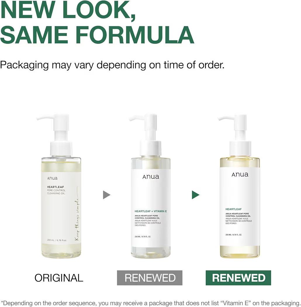 Anua Heartleaf Pore Control Cleansing Oil, Oil Cleanser for Face, Makeup Blackhead Remover, Korea... | Amazon (US)