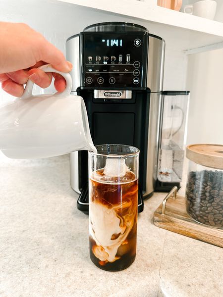The new Delonghi TrueBrew™️ grinds and brews individual cups of coffee or  larger amounts like a pot of coffee. 

#LTKhome