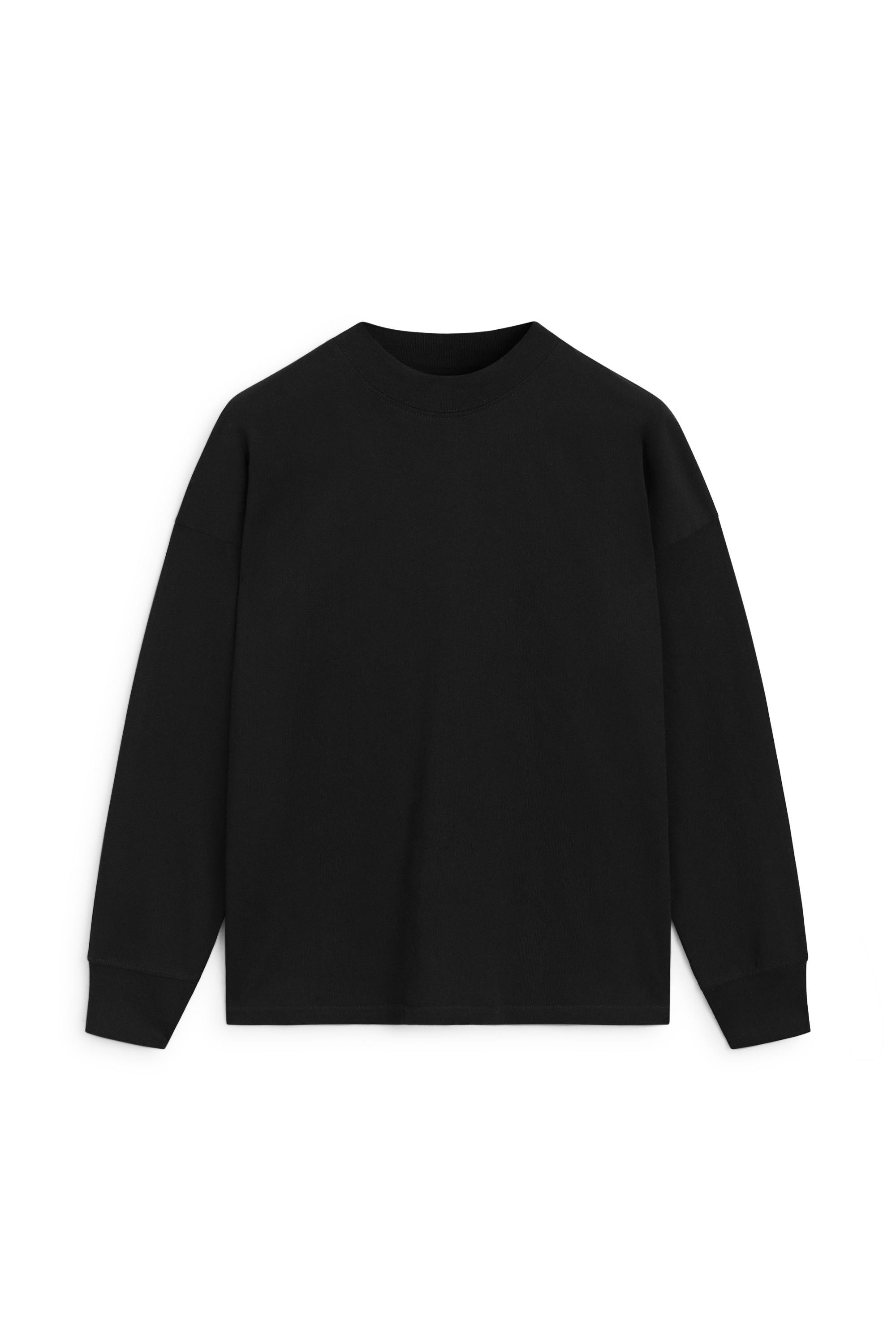 Long sleeve round neck T-shirt | Massimo Dutti US