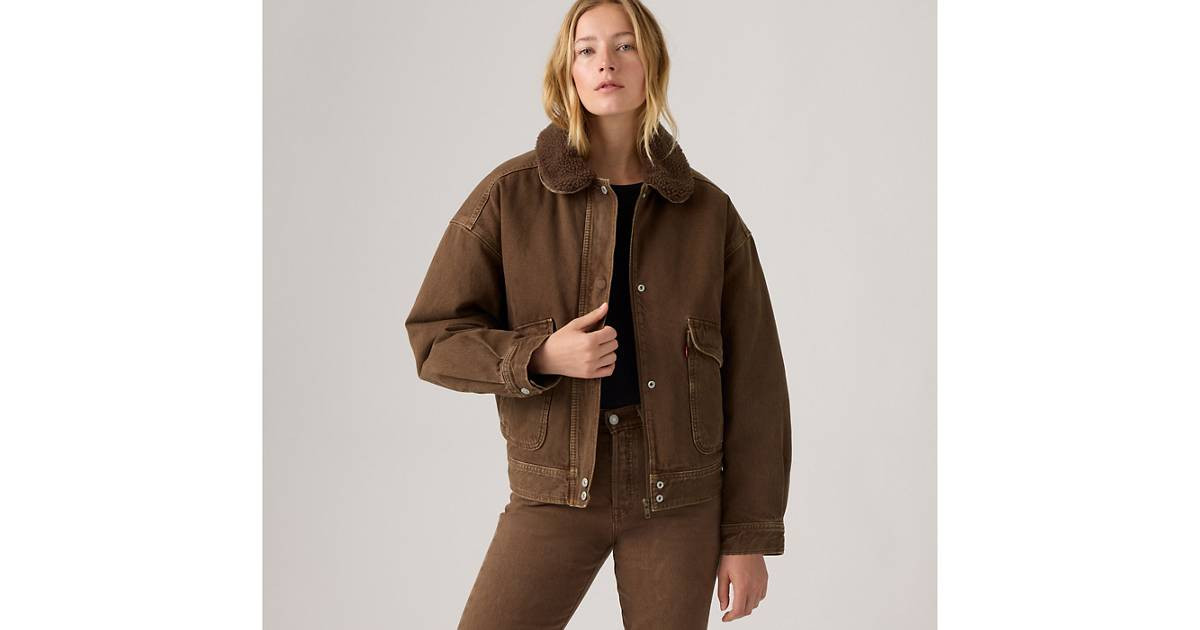 Everyday Bomber With Faux Shearling Collar | Levi's US
