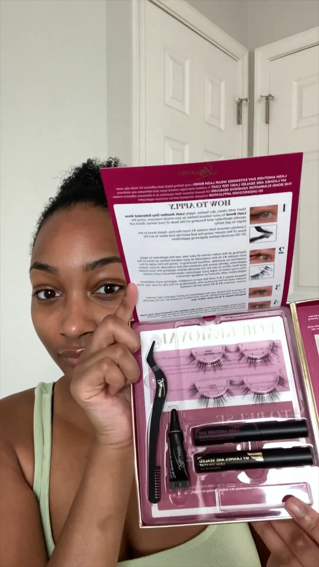 Lilly Lashes at Home Lash Extension Kit is such a gamer change! I look at this video often and remind myself how easy it was to install the lashes and how long lasting they were!!!! 