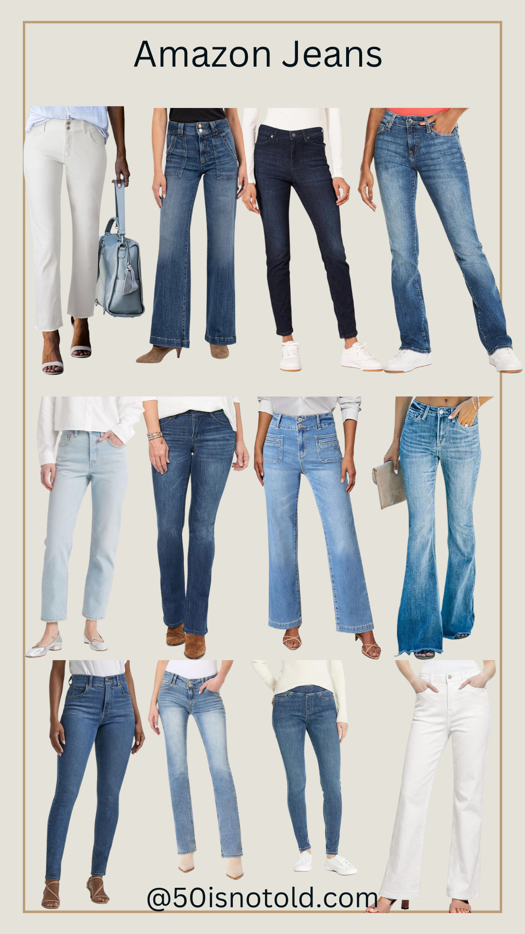 Comfortable, flattering, everyday jeans. 

 #LTKootd #LTKOver40