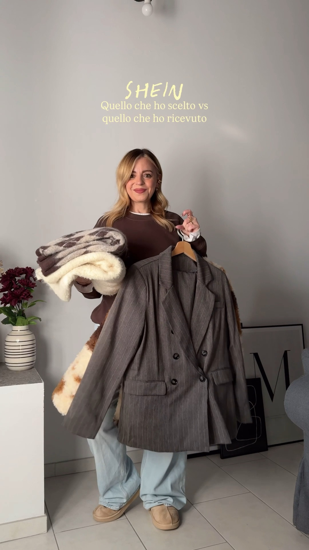 Winter outfits ideas 
Use Discount code QSITmelania

Dark denim, wool cardigan, faux fur, blazer, tailleur, fashion, style, shein, low cost outfit 

#LTKwinter #LTKitalia #LTKeurope