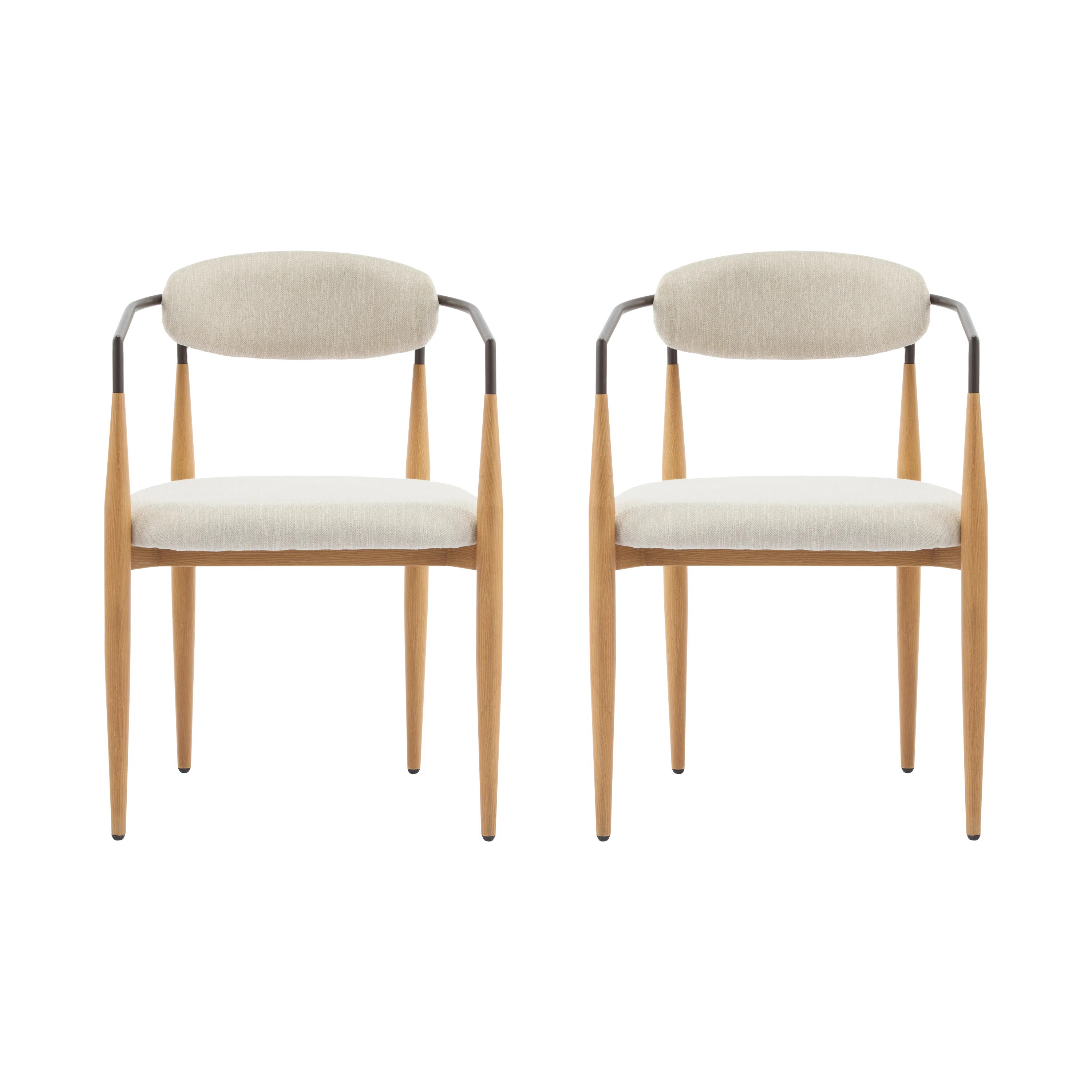 Mercer41 Nayalis Low Back Upholstered Dining Chairs & Reviews | Wayfair | Wayfair North America