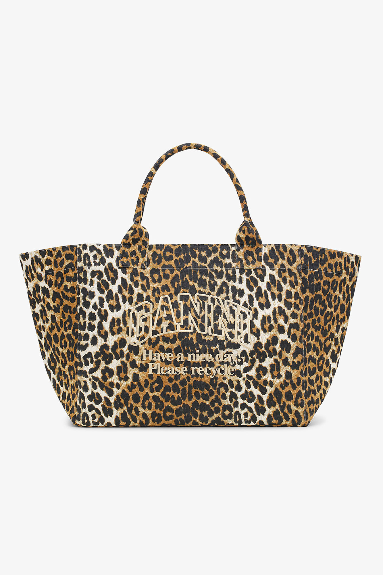 Leopard XXL Tote | Ganni